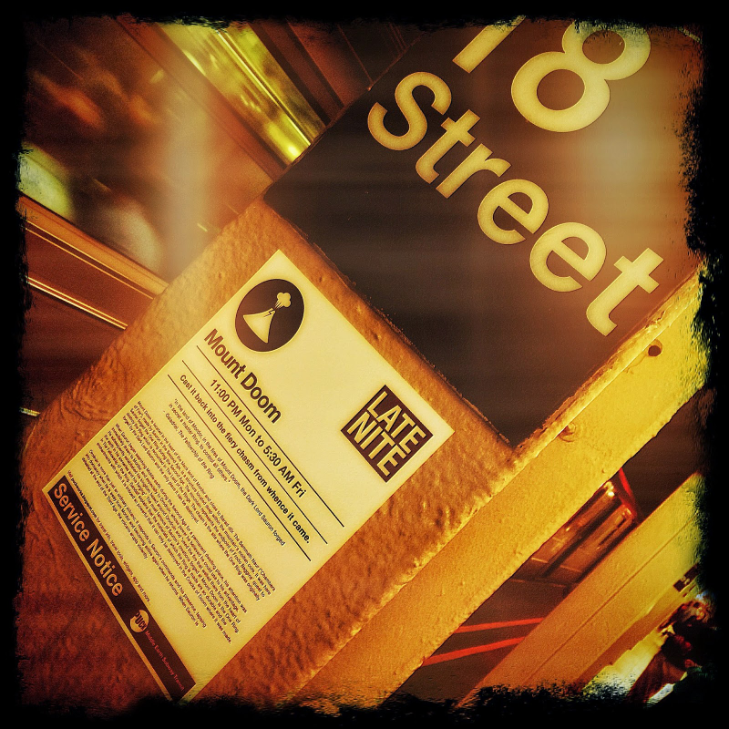 Illustration for article titled Decorating NY's Subways With Lord Of The Rings-Themed Warnings